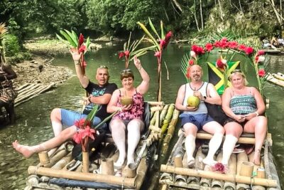 Bamboo River Rafting Limestone Foot Massage & Bottle of Rum Punch