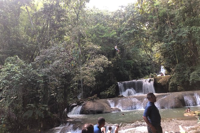 Black River Safari, YS Falls and Appleton Estate - Swimming and ziplining at YS Falls