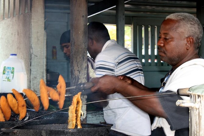 Boriken Flavor: Roast Pork Hwy, Rum Tasting, Loiza Fritters - Cooking Alcapurrias, Pastellios, and Mofongo
