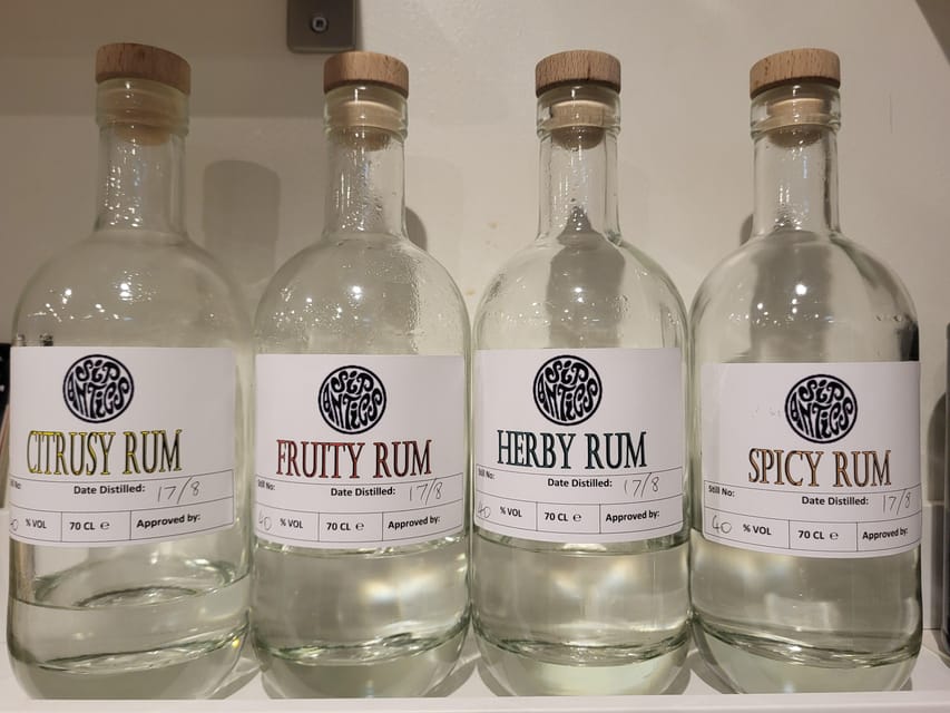 Edinburgh: Rum Distillation Workshop with Rum Tasting - A cocktail while the distillation finishes