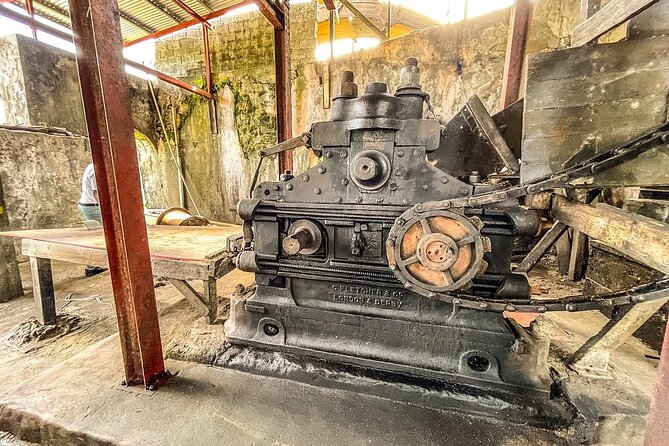 Full-Day Tour: Concord Waterfall, Chocolate Factory, Rum Distillery, Grand Etang - River Antoine: the most distinctive stop on the route