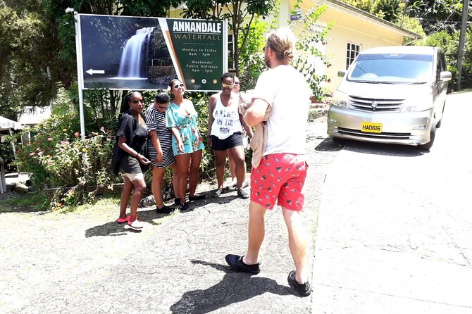 Grenada West Coast: Waterfalls, Chocolate & Rum Half-Day Tour - Annandale Falls: a short, easy opening stop