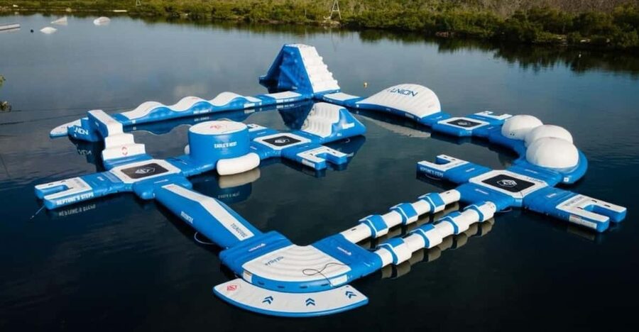 Marathon: Rhum Runner Aqua Park Adventure - Why the trampolines and climbing walls matter