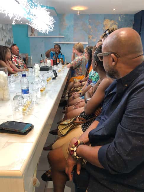 Nassau: Rum Cocktails and Fritter Making Experience - Mixing two Bahamian cocktails