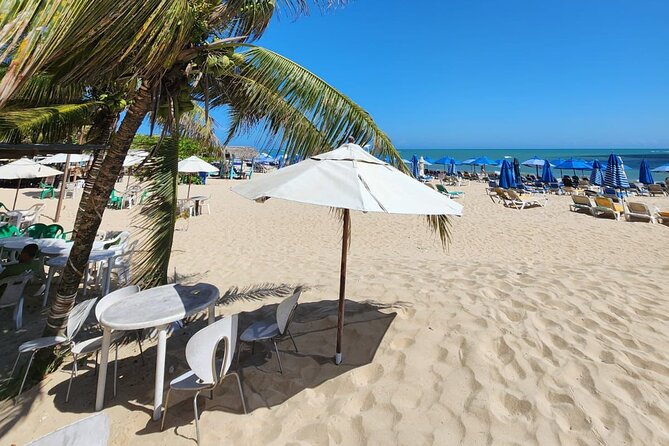 Puerto Plata City Highlights Rum y Umbrella St. and Beach - The beach break at the end of the route