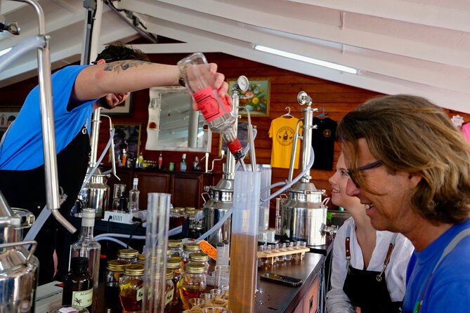 Rum Making Masterclass Galleon Beach Antigua 2 People per Station - A rum class with a souvenir you actually made