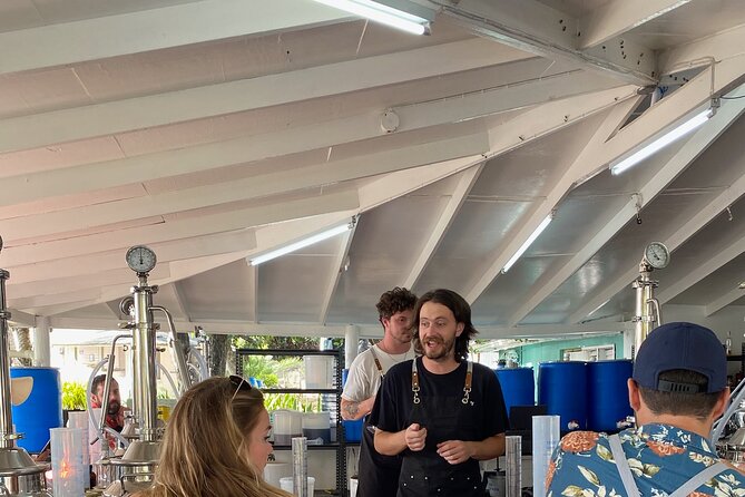 Rum Making Masterclass Galleon Beach Antigua 2 People per Station - Eat first and arrange a safe ride