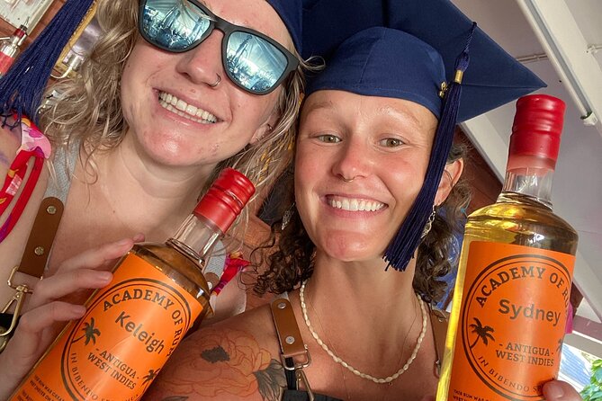 Rum Making Masterclass Galleon Beach Antigua 2 People per Station - Who will enjoy this most