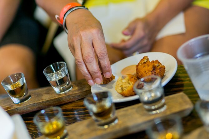 Rum Tasting and Food Walking Tour in Nassau Bahamas - Making a cocktail at The Lucerne