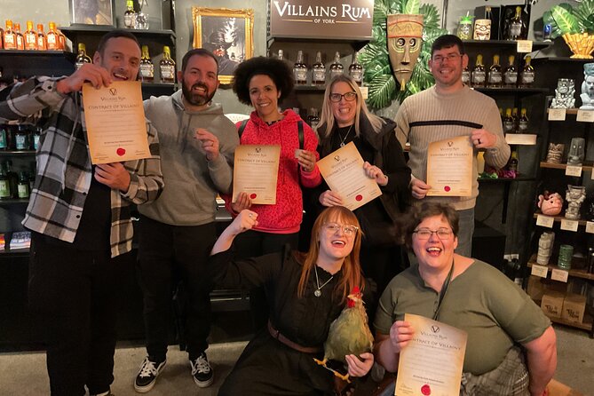 Villainous History and Rum Tasting Tour in York Indoor Experience - What the rum tastes like
