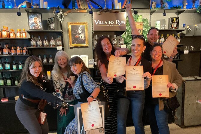 Villainous History and Rum Tasting Tour in York Indoor Experience - Why the small group matters